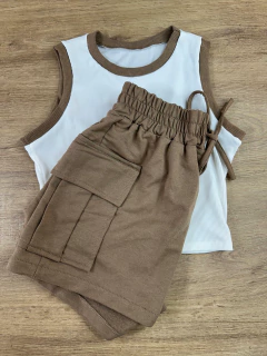 Conjunto Feminino Cropped + Short - Conforto e Estilo ? na internet
