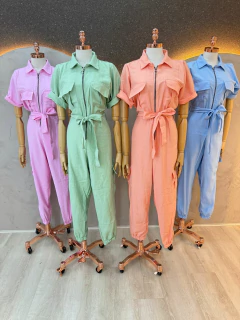 Macacão Desejo em Viscose com Poliéster