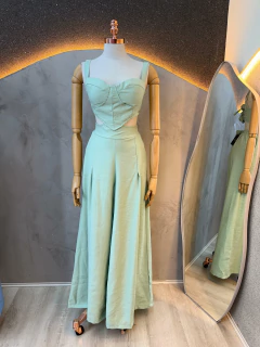 Macacão Stella Feminino em Viscose com Poliéster - Baratão Confecções