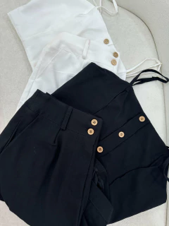 Conjunto Cropped e Short Feminino - Elegância em Viscose e Poliéster - comprar online