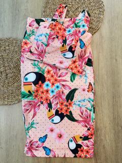 Conjunto Canelado Cropped com Bojo + Saia Midi com Fenda na internet