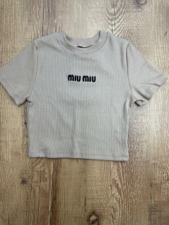 Cropped Feminino Miu Miu em Algodão com Elastano ? - loja online