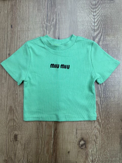 Imagem do Cropped Feminino Miu Miu em Algodão com Elastano ?