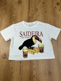 Cropped Camiseta Feminina em Algodão - Estampas Divertidas e Estilosas - Baratão Confecções