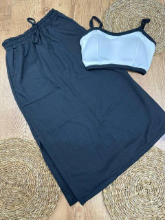 Conjunto Feminino Canelado em Algodão e Poliéster - Elegância e Conforto - Baratão Confecções