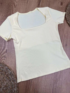 Imagem do Blusa Canelada em Algodão com Elastano