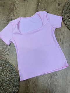 Blusa Canelada em Algodão com Elastano - comprar online