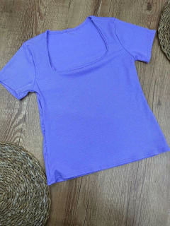 Blusa Canelada em Algodão com Elastano - loja online