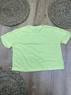 Cropped de Algodão Estilo Camiseta