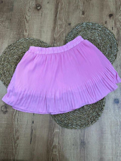 Saia Plissada em Crepe com Forro Shorts-Estilo e Modernidade na internet