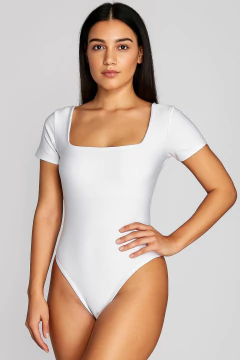 Body em Suplex com Decote Quadrado - comprar online