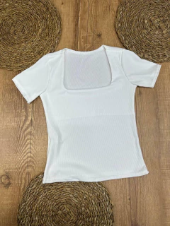Blusa Canelada em Algodão com Elastano - Baratão Confecções