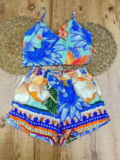 Conjunto Feminino em Poliéster com Elastano na internet