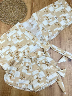 CONJUNTO FEMINO CROPPED E SHORT- MODERNIDADE EM UM CONJUNTO - Baratão Confecções