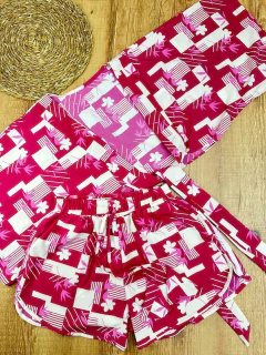 Imagem do CONJUNTO FEMINO CROPPED E SHORT- MODERNIDADE EM UM CONJUNTO