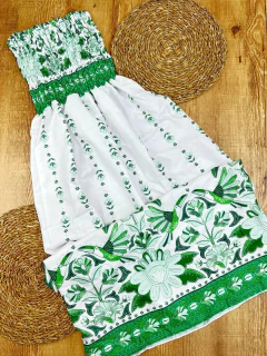 Vestido Longo em Poliéster Tomara que Caia com Estampa Exclusiva - Leveza e Sofisticação