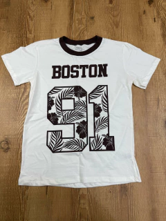 Blusa T-shirt Estampada Estilo College- Tamanho Único e Plus Size - Baratão Confecções