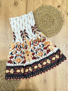 Vestido Tomara que Caia em Poliéster com Elástico no Busto - Baratão Confecções