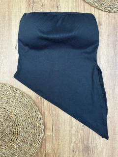 Blusa Canelada Tomara que Caia com Bojo - Assimétrica na internet