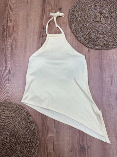 Blusa Feminina Canelada Gola Alta - Sem Mangas - comprar online