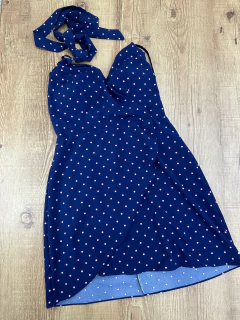 Vestido Feminino com Forro em Short de Poliéster com Faixa na Cintura ? na internet