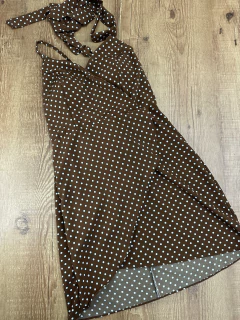 Imagem do Vestido Feminino com Forro em Short de Poliéster com Faixa na Cintura ?