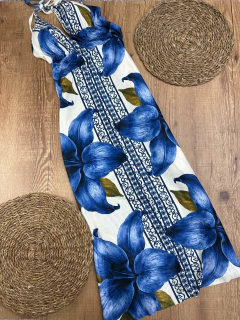 Vestido Longo em Suplex com Decote e Amarração no Pescoço - Sofisticação e Conforto em uma Só Peça - loja online