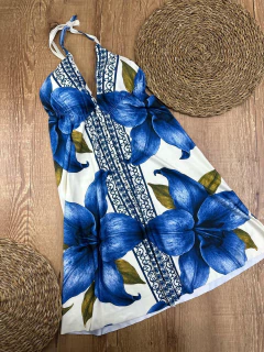 Vestido Curto em Suplex com Amarração no Pescoço - Conforto e Estilo em uma Peça Versátil na internet