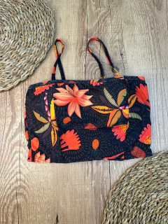 Cropped de Suplex Decote Quadrado com Alça Fina - Baratão Confecções