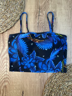 Imagem do Cropped de Suplex Decote Quadrado com Alça Fina