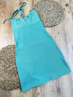 Imagem do VESTIDO CANELADO DE POLIÉSTER COM ELASTANO - ESTILO E CONFORTO