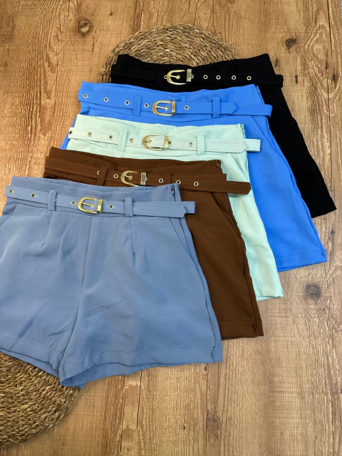 Short de Alfaiataria com Cinto - Elegância e conforto