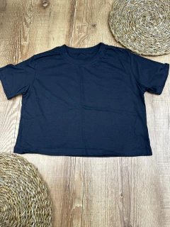 Cropped de Algodão Estilo Camiseta - comprar online