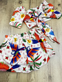 Imagem do Conjunto Estampado Viscose Tropical - Estampas exclusivas