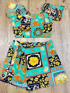 Conjunto Estampado Viscose Tropical - Estampas exclusivas - loja online