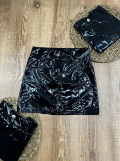 Saia envernizada curta - comprar online