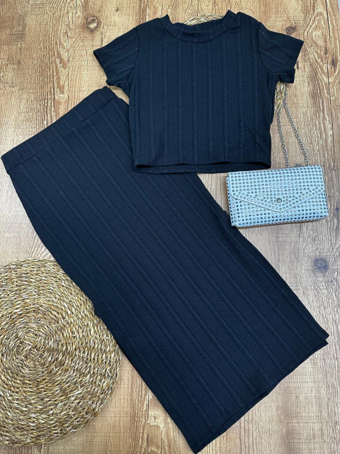 Conjunto Canelado Midi – Estilo e Conforto em uma só peça ✨ - comprar online