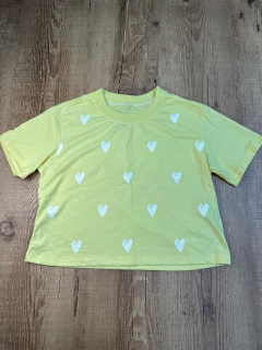 Imagem do CROPPED DE ALGODÃO ESTAMPA DE CORAÇÃO - DELICADEZA E CONFORTO