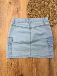 Saia Jeans Cargo – Estilo Urbano com Toque de Conforto - loja online