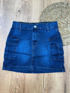 Saia Jeans Cargo – Estilo Urbano com Toque de Conforto - comprar online