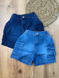 Short Jeans Cargo – Duas Lavagens de Estilo e Conforto