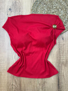 Blusa Canelada Ombro a Ombro com Detalhe Dourado – Elegância e Estilo em Cada Detalhe ✨ na internet