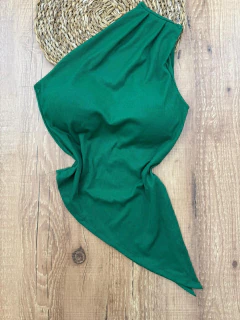 Blusa Feminina Canelada com Um Ombro Só - Assimétrica - loja online