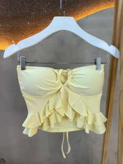 Blusa Bata de Suplex com Bojo e Babados – Estilo e Sensualidade em uma Peça Só! ✨ - Baratão Confecções