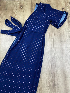 Imagem do Vestido Poá Transpassado – Elegância e conforto em cada detalhe! ✨