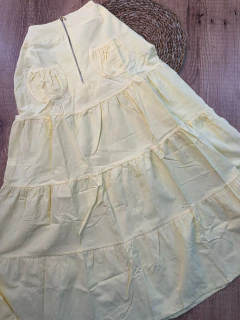 Saia Midi em Poliéster com Elastano – Elegância e Conforto em Cada Detalhe - Baratão Confecções