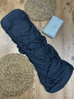 Vestido Midi Tomara Que Caia em Suplex com Bojo e Franzido Lateral ✨ na internet