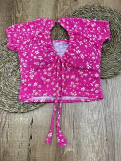 Imagem do Cropped Floral com Bojo – Conforto e Estilo em uma Só Peça!