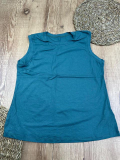 Blusa Feminina Regata em Viscose com Elastano - Lisa