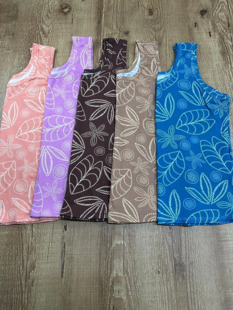 Blusa Regata Feminina em Viscose com Elastano – Leveza, Conforto e Estilo Tropical